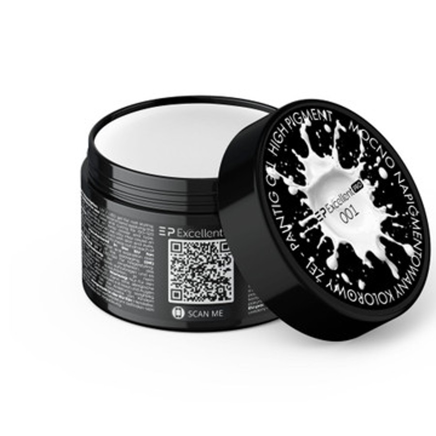 Packshot studyjny żelu w słoiczku Excellent PRO Painting Gel