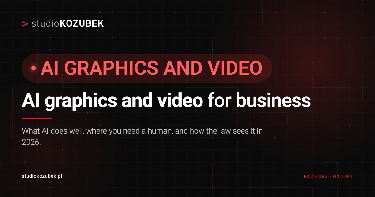 AI graphics and video for business - where AI does the work